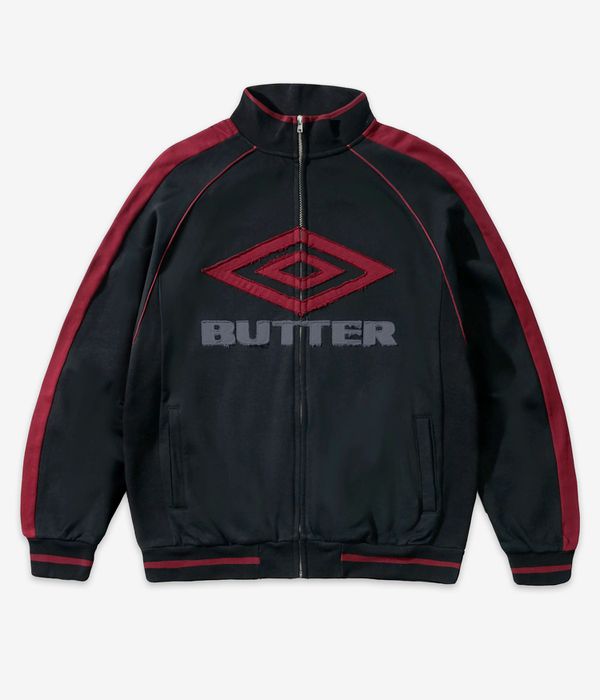 Butter Goods x Umbro Diamond Fleece Jacke (black)