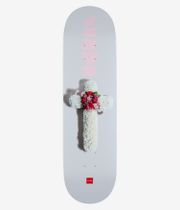 Chocolate Fernandez Flower Cross 8.5" Skateboard Deck (white)