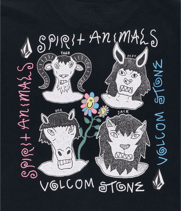 Shop Volcom Surf Vitals Animal T-Shirt (black) online | skatedeluxe
