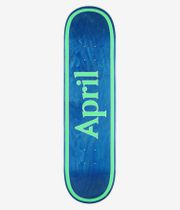 April OG Logo 8.25" Planche de skateboard (blue green)