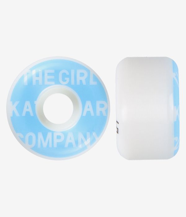 Girl Sans Conical Wielen (white blue) 54mm 99A 4 Pack