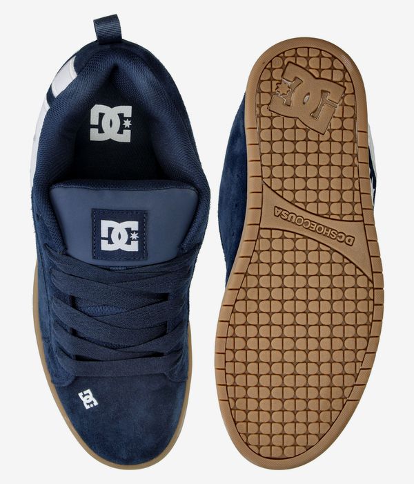 DC Court Graffik Shoes (navy white gum)