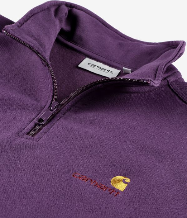 Carhartt WIP America Script Half Zip Sweatshirt (huckleberry)