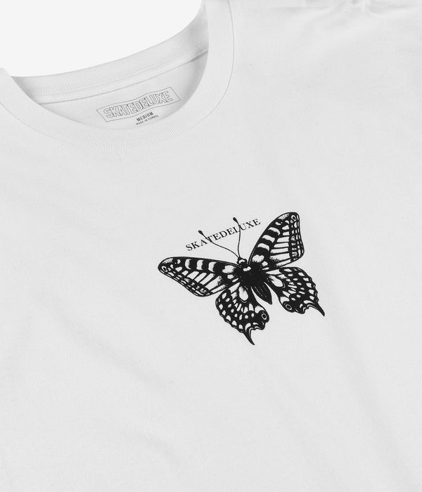 skatedeluxe Butterfly Organic Camiseta (white)