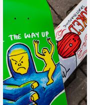 Krooked Spanky Guest Pro TF 8.25" Skateboard Deck (green)