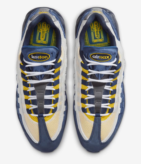 Nike SB x Eric Koston Air Max 95 Shoes (obsidian and speed yellow)