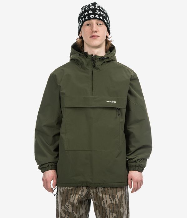 Carhartt WIP Windbreaker Pullover Supplex Veste (office green white)