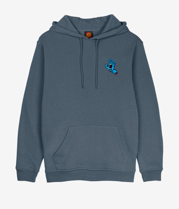 Santa Cruz Screaming Hand Chest Hoodie (storm grey)