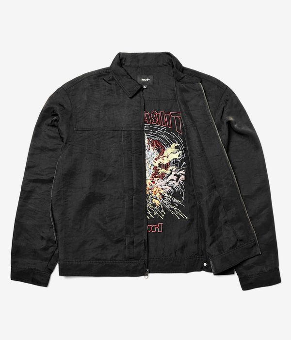 HUF x Thrasher Trucker Kurtka (black)