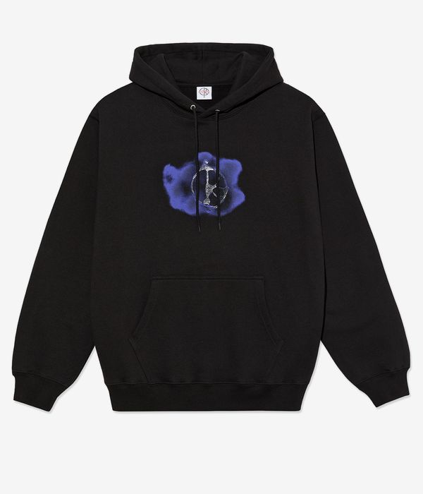 Polar Dave Metal Logo Hoodie (black)