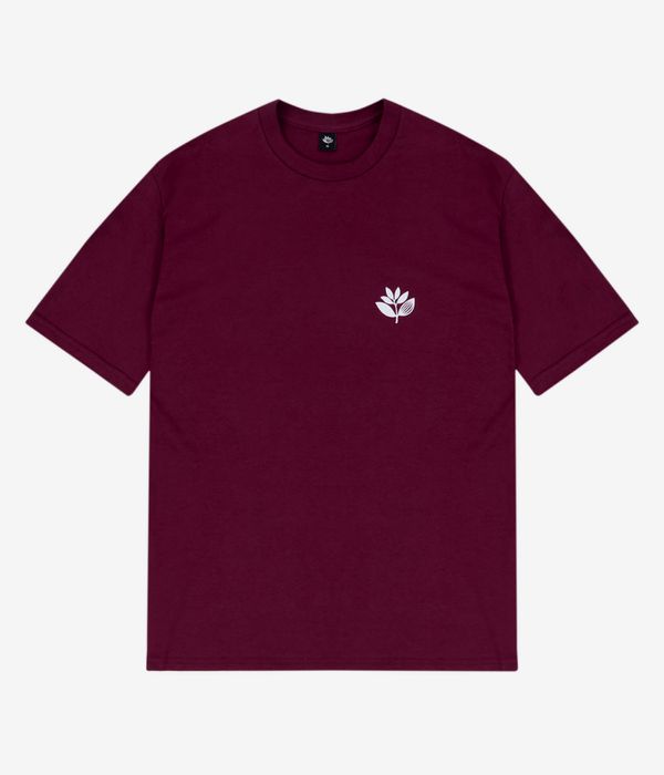 Magenta Plant T-Shirt (burgundy)