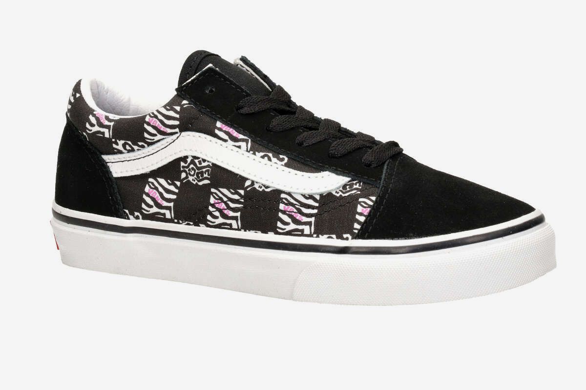 Vans Old Skool Shoes kids (zebra dazed black)