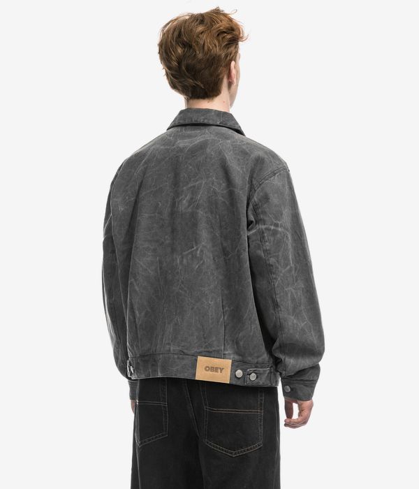 Obey Workman Giacca (black wrinkle wash)