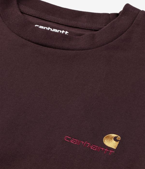 Carhartt WIP American Script Organic T-Shirt (palisander)