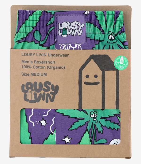 Lousy Livin Weedy Boxers (purple haze)
