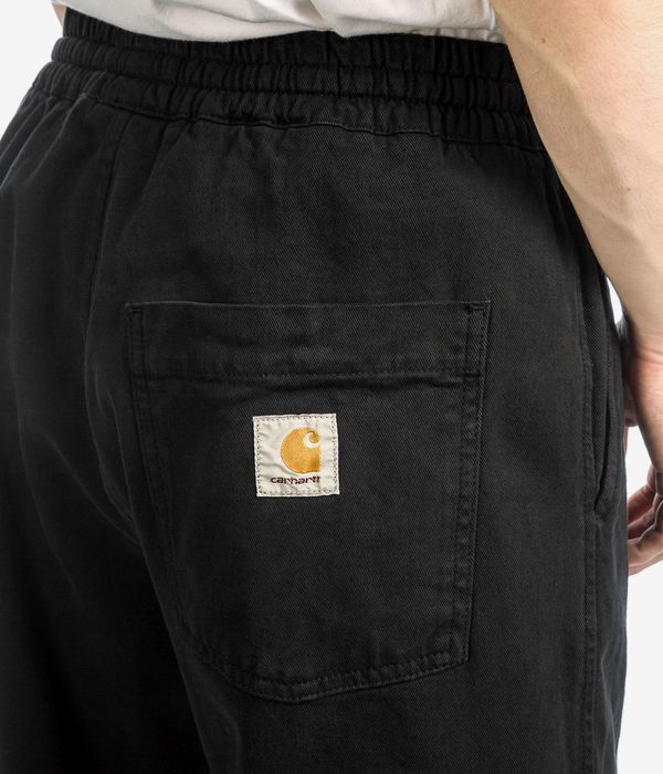 Carhartt WIP Floyde Pant Greentree Stretch Hose (black garment dyed)