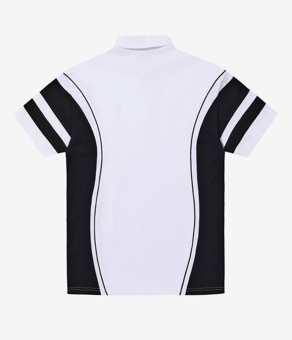 Hélas Match Point Polo-Shirt (pique white black)