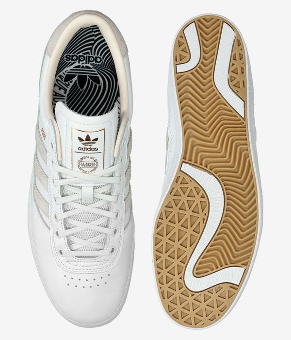 adidas Skateboarding Puig Indoor Shoes (white white custom)