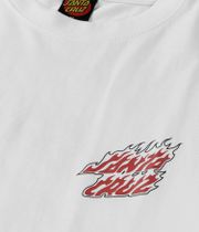 Santa Cruz Wired Flame Dot Chest T-Shirt (white)