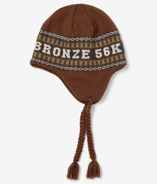 HUF x Bronze 56k Flap Mütze (brown)
