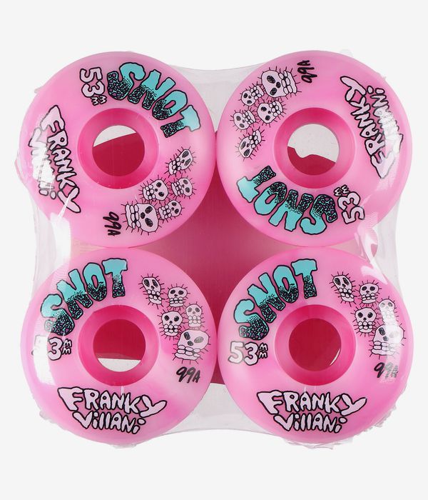Snot Franky Skulls Classic Roues (pink wirl) 53 mm 99A 4 Pack