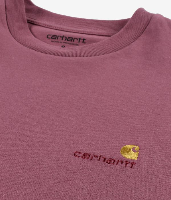 Carhartt WIP W' American Script Organic T-Shirt women (dusty fuchsia)