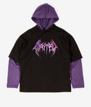 Wasted Paris Slug Age Hoodie (faded black purple)