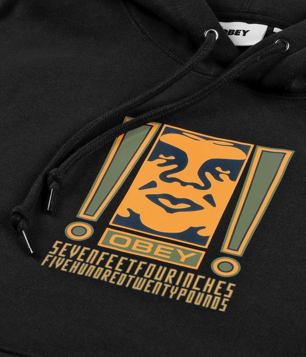Obey Double Exclamation Hoodie (black)
