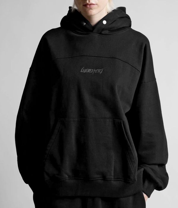 Wasted Paris Switchblade Boxy Hoodie (black)