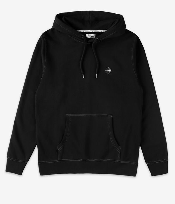 Anuell Martor Badge Organic Felpa Hoodie (black contrast)