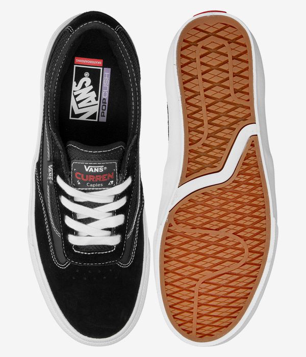 Vans Skate Curren Caples Schoen (gum black white)