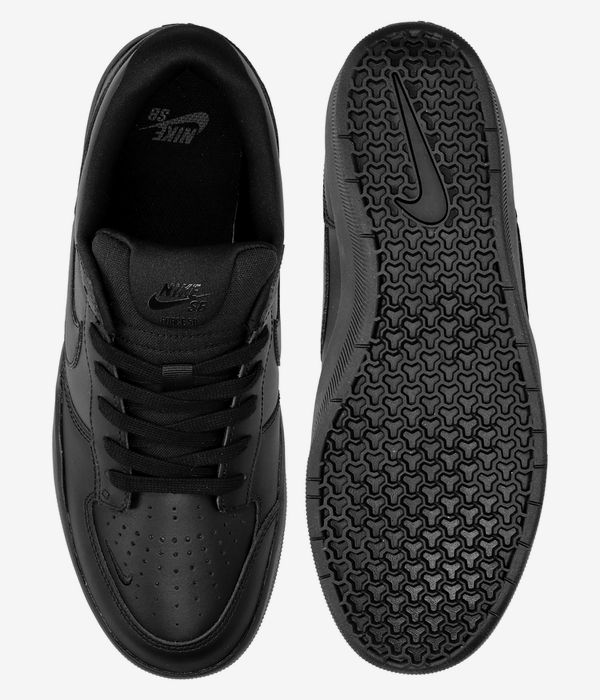 Nike SB Force 58 Premium Leather Shoes (black black black)