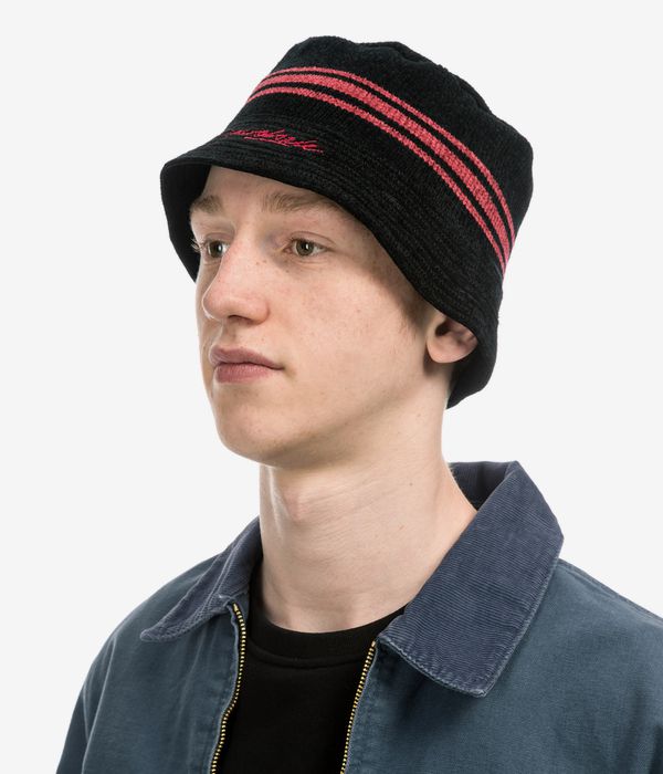 Yardsale Chenille Bucket Czapka (black)