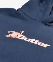 Butter Goods Logo Bluzy z Kapturem (navy)