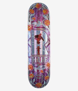 Real Huf Holographic Cathedral 8.25" Skateboard Deck (multi)