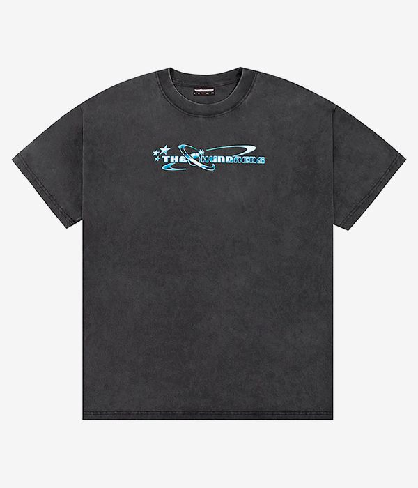 The Hundreds Y2K Bar Logo T-Shirt (wahsed black)