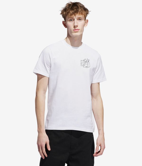 adidas Shmoo G 1 T-Shirt (white black)
