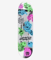 Santa Cruz Scribble Flash FeelBase 8" Skateboard Deck (silver foil)