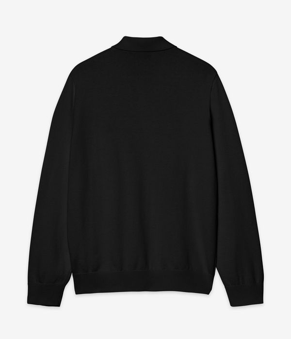 Carhartt WIP Madison Polo-Shirt (black white)