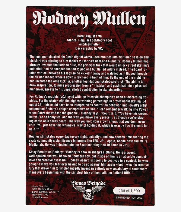 Powell-Peralta Mullen BB S13 Limited Edition 7.4" Skateboard Deck (green)