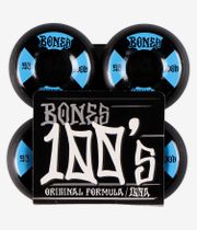 Bones 100's-OG #4 V5 Rouedas (black blue) 53mm 100A Pack de 4