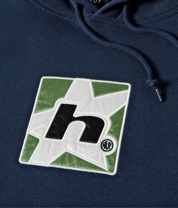 HUF Star sweat à capuche (nightshade)