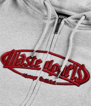 Wasted Paris Yard Boxy Zip-Hoodie (ash grey)