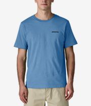 Patagonia P-6 Logo T-Shirt (shore blue)