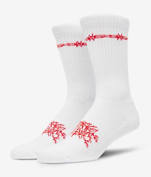 skatedeluxe Barbwire Socken US 6-13 (white)