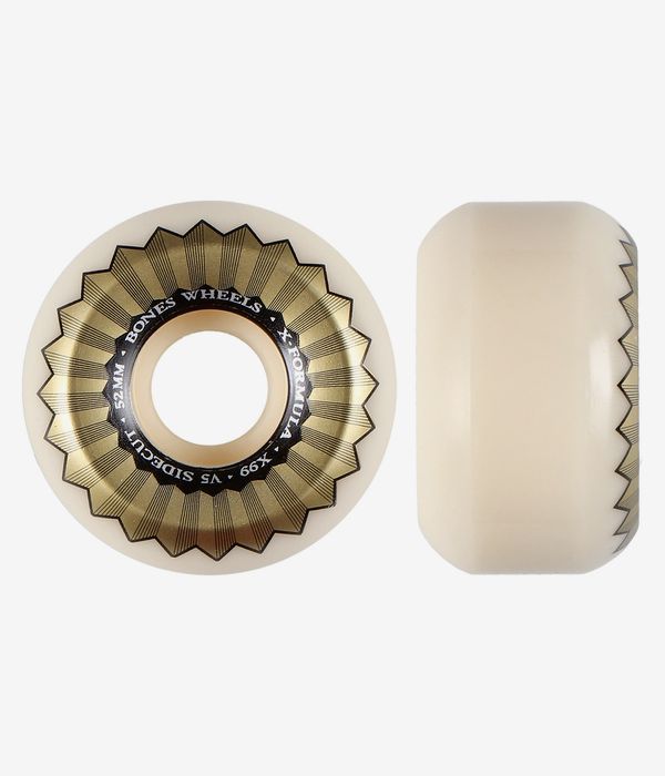 Bones X Formula V5 Ruote (white gold) 52 mm 99A pacco da 4