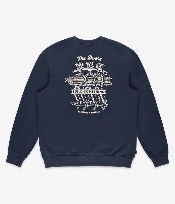 Element x Timber! Skeleton Gang Sweatshirt (eclipse navy)