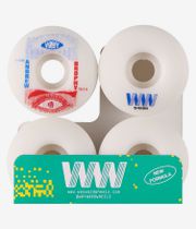 Wayward Brophy Pro Classic Rollen (white blue red) 54mm 101A 4er Pack