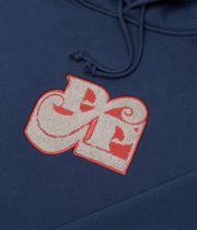 Passport Tilde Stamp sweat à capuche (navy)