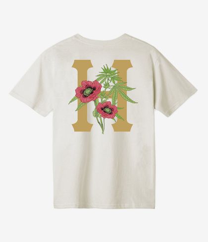 Huf Planta Classic H T Shirt Unbleached Buy At Skatedeluxe